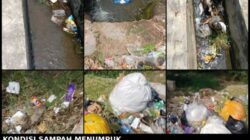 Rehab Dam Jadi Alasan: Irigasi Dusun Barek Penuh Sampah,Kades Sumber Ngepoh Bungkam Soal TPA Mangkrak