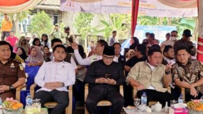 Ketua Fraksi PKS DPRD Ogan Ilir Hadiri Peresmian Groundbreaking Jembatan Air Arisan Mendang di Sungai Pinang