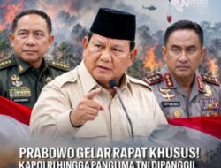 Presiden Prabowo Gelar Rapat Khusus Bahas Penanganan Karhutla, Sejumlah Wilayah Jadi Prioritas