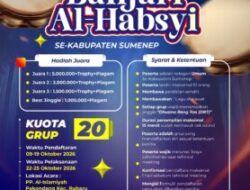 Semarak HSN 2026, Festival Banjari Al-Habsyi Piala DRT The Big Family Siap Digelar se-Sumenep