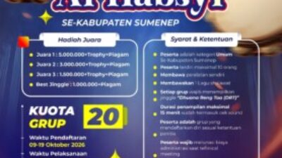 Semarak HSN 2026, Festival Banjari Al-Habsyi Piala DRT The Big Family Siap Digelar se-Sumenep