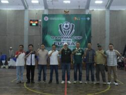 Dandim Futsal Cup 2026 Resmi Dibuka, Kodim 0822 Bondowoso Dorong Sportivitas dan Prestasi Generasi Muda