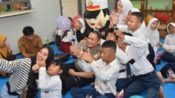 Polres Bondowoso Peringati HUT Humas Polri ke-75 Bersama Anak Berkebutuhan Khusus