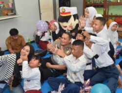Polres Bondowoso Peringati HUT Humas Polri ke-75 Bersama Anak Berkebutuhan Khusus