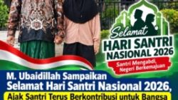 M. Ubaidillah Sampaikan Selamat Hari Santri Nasional 2026, Ajak Santri Terus Berkontribusi untuk Bangsa