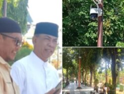 Tingkatkan Keamanan dan Ketertiban, DLH Sumenep Pasang 5 Unit CCTV di Kawasan Taman Kota