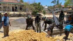 Progres 20 Persen, Pembangunan Rutilahu Dahlawi oleh Satgas TMMD ke-130 Terus Dikebut di Desa Jarin