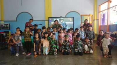 Bukan Sekadar Prajurit, Serka Ni Luh Putu Yulianti Tanamkan Cinta Tanah Air kepada Anak-anak Sejak Dini