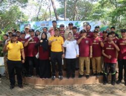 Green Policing, Polres Pasuruan Ajak Masyarakat Jaga Kelestarian Lingkungan di Hutan Kota Bangil