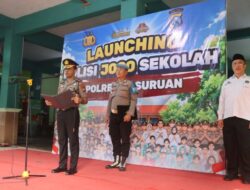 Polri Peduli Pendidikan, Kapolres Pasuruan Launching Polisi Jogo Sekolah di MAN 1 Pasuruan