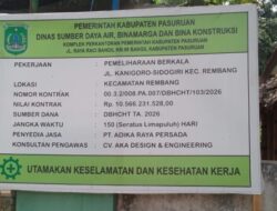 Pekerjaan giat Pemeliharaan berkala jalan kanigoro-sidogiri