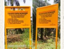Diduga Akali Satgas PKH dengan Plang Enam Logo, Kebun Sawit 300 Hektare Milik Pendi di Kawasan HPT Jadi Sorotan